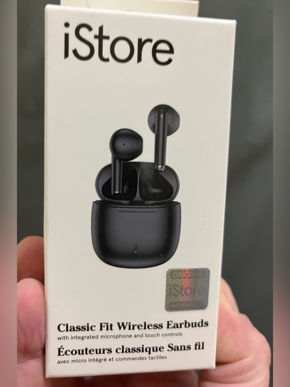 Classic Fit Wireless Earbuds - Black